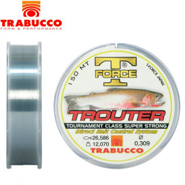 Леска монофильная Trabucco T-Force Trouter размотка 150м прозрачная